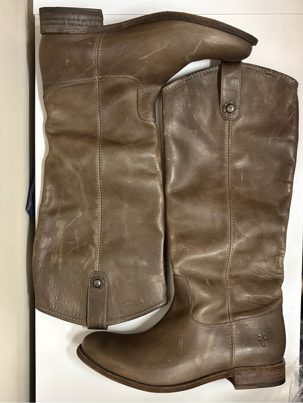 Frye women’s Melissa Button Boot. Slate. Never worn